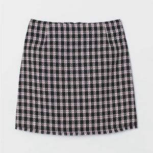 H&M Jacquard-Weave Mini Skirt - Size: US 2